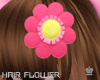 A! Pink Flower Hair