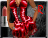 pvc dress red