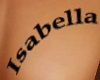 tatoo Isabella