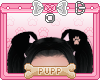 🐾 Black Pup Ear Paw 5