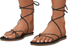 Connie Black Sandals
