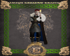 Duke Cloak - blue/brown