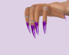 Ashley Purple Nails