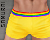#S Pride Shorts #Lemon
