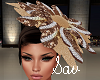 Gold Sparkle Couture Hat