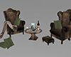 Country Brown Chairs
