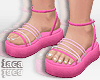 Set Barbie Pink Sandals