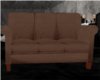 Brown micro fiber couch
