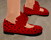 ! Kid Lady Bug shoes!