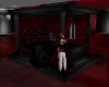 Big Black and Red Bed