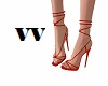 VV | String Heels Red