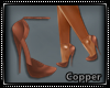 Copper Fashion Heels