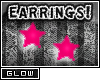 #Star Earrings - Pink#