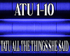 Tatu All The Things 1-10