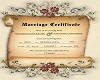 our marriage certificate