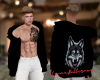 L- Open Shirt+Tatto Wolf