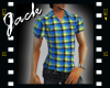 Blue Checked Style Shirt