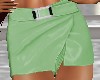 Olive Green PVC Skirt