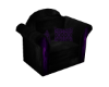 Black Purple Sofa