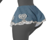Denim Ruffle Shorts