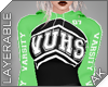 ~AK~ Varsity Crop: Green