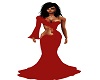 RED EVENING GOWN