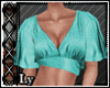 *LY* Teal Sexy Blouse