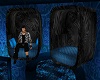 (C) Blu Goth Wall Seat