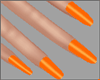 Orange Manicure