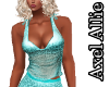 AA BLUE LEOPARD SHEER