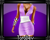 Purple Claire Dress