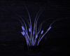 Cattails Black Vase