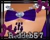*RD* Purple Bow Necklace