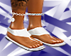 White (Diablita) Sandals