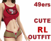 49ers Cute Outfit RL