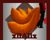 Orange Six Fur Tail