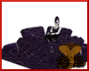 (ge)purple diamond couch