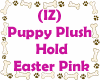 Puppy Hold Easter Pink