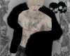 black fur coat