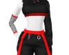 blk n red set