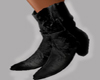 Black Suede Cowgirl boot