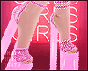 ɳ Pink Glitter Heels