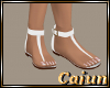 White Thong Sandals