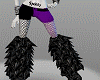 Purple Black Rave Pants