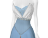 Elegant Blue Long Dress