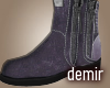 [D] Casual purple boots