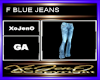 F BLUE JEANS