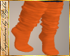 I~Orange Scrunch Socks
