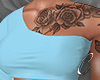 Bby Blue Top + Tatt