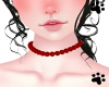 .M. Red Pearl Necklace